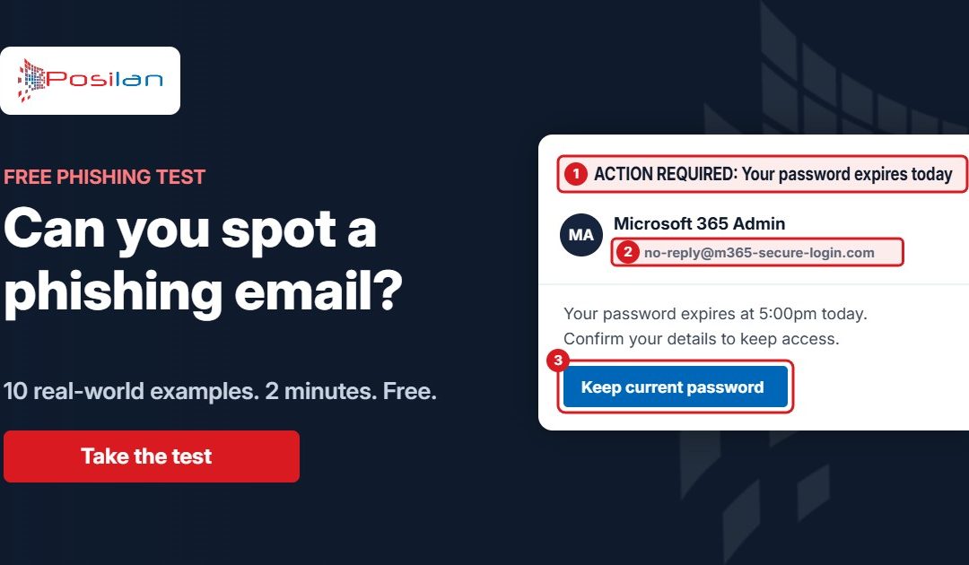Can you spot a phishing email? Take our free test